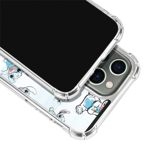 Disney Lilo and Stitch Pattern iPhone 14 Pro Clear Case